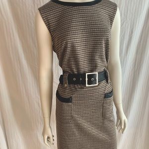 Tommy Hilfiger Plaid Belted Dress
